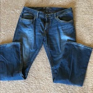 Men’s Silver Jeans: 36W/32L (straight leg)